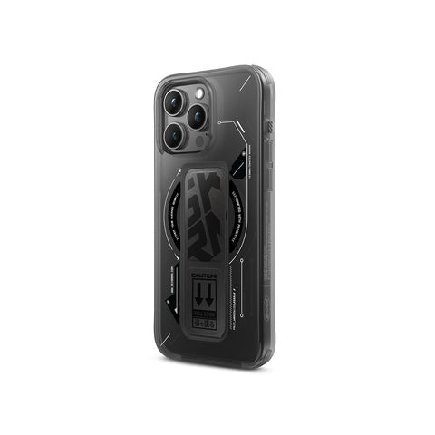 SkinArma iPhone 16 Pro Max Helio MagSafe Case With Grip Stand | Black SkinArma iPhone 16 Pro Max Helio MagSafe Case With Grip Stand | Black